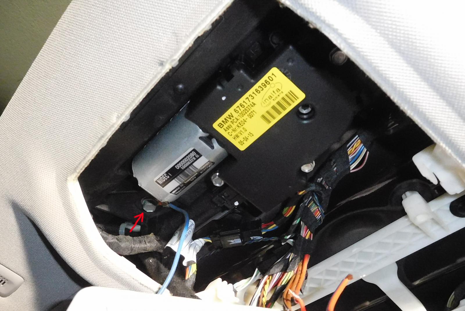 Garagentoröffner in Dachkonsole für jedes Fabrikat für unter 50 € - BMW