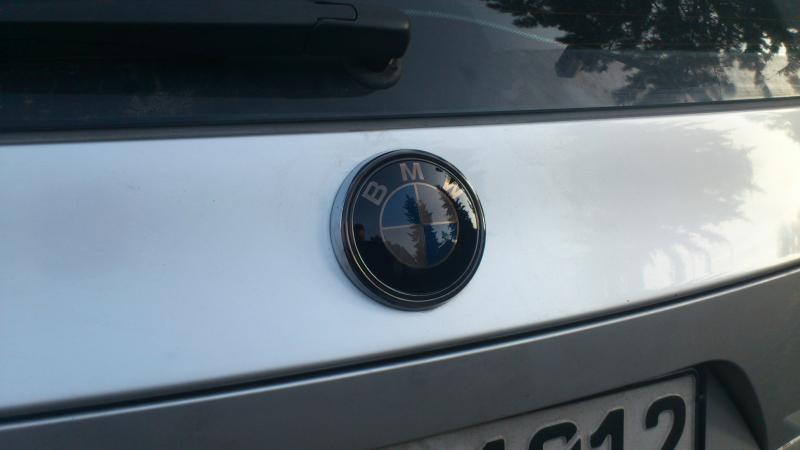 BMW Emblem Heckklappe in schwarz - BMW X3 FORUM