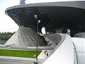 BMW Welt vom Museum aus.