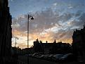 Ein schöner Abendhimmel in Oxford