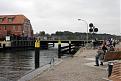 Die Drehbrücke Malchow, für die Wasserfahrzeuge geschlossen