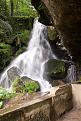 Immer mal wieder wird der Wasserfall "geflutet"